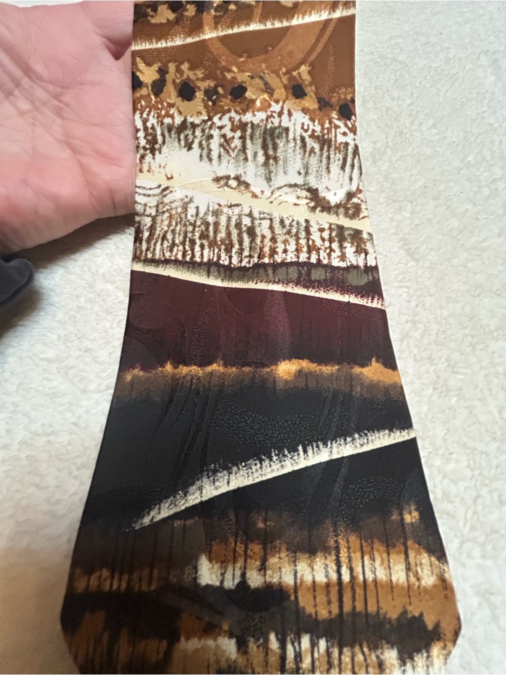 🎁3 for $30 - Vintage Brushstroke Necktie